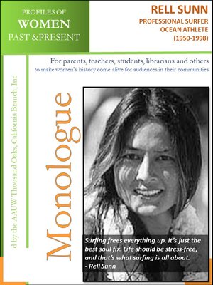 cover image of Profiles of Women Past & Present – Rell Sunn, Professional Surfer, Ocean Athlete (1950 – 1998)
